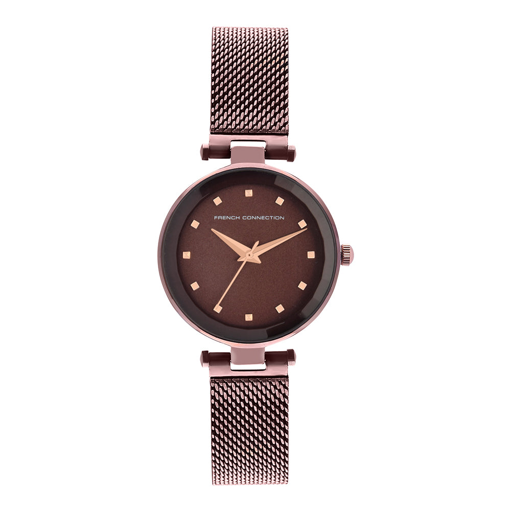 French Connection Analog Brown Dial Women's Watch-FCN00029C
