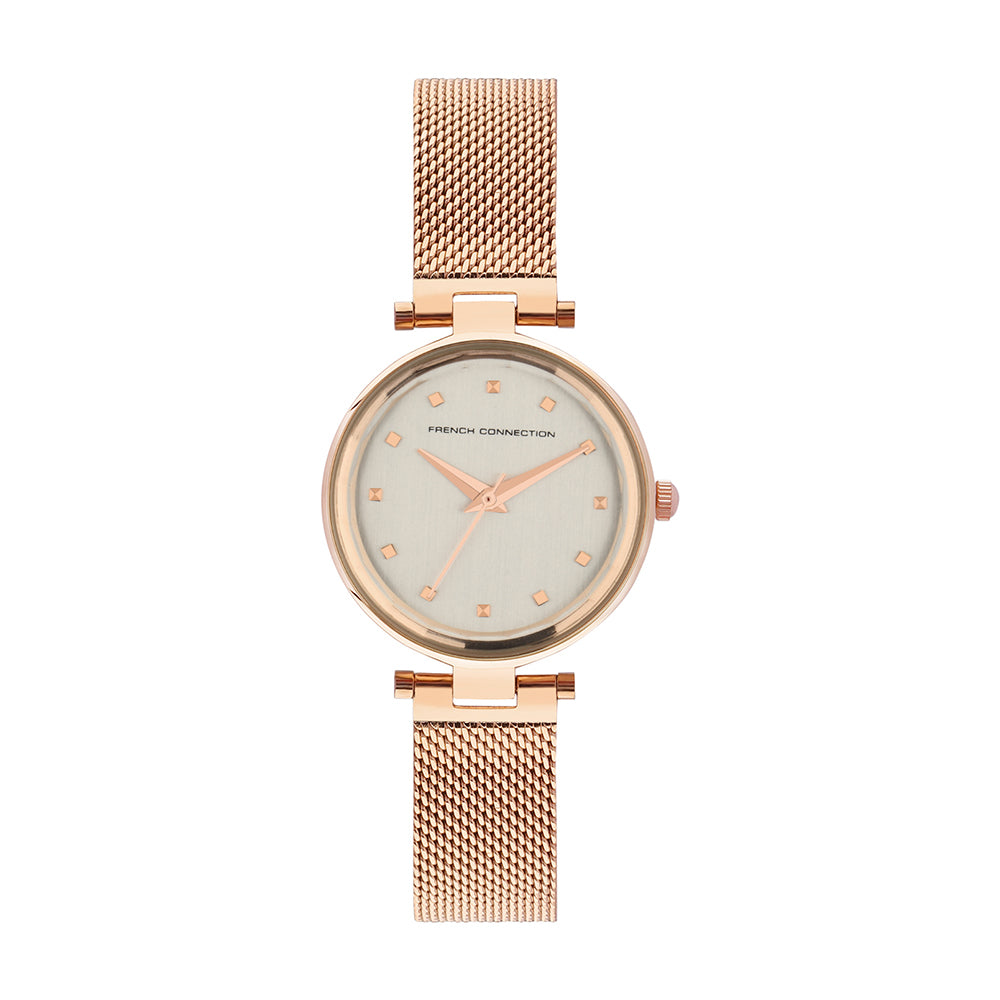 French Connection Analog White Dial Women's Watch-FCN00029D