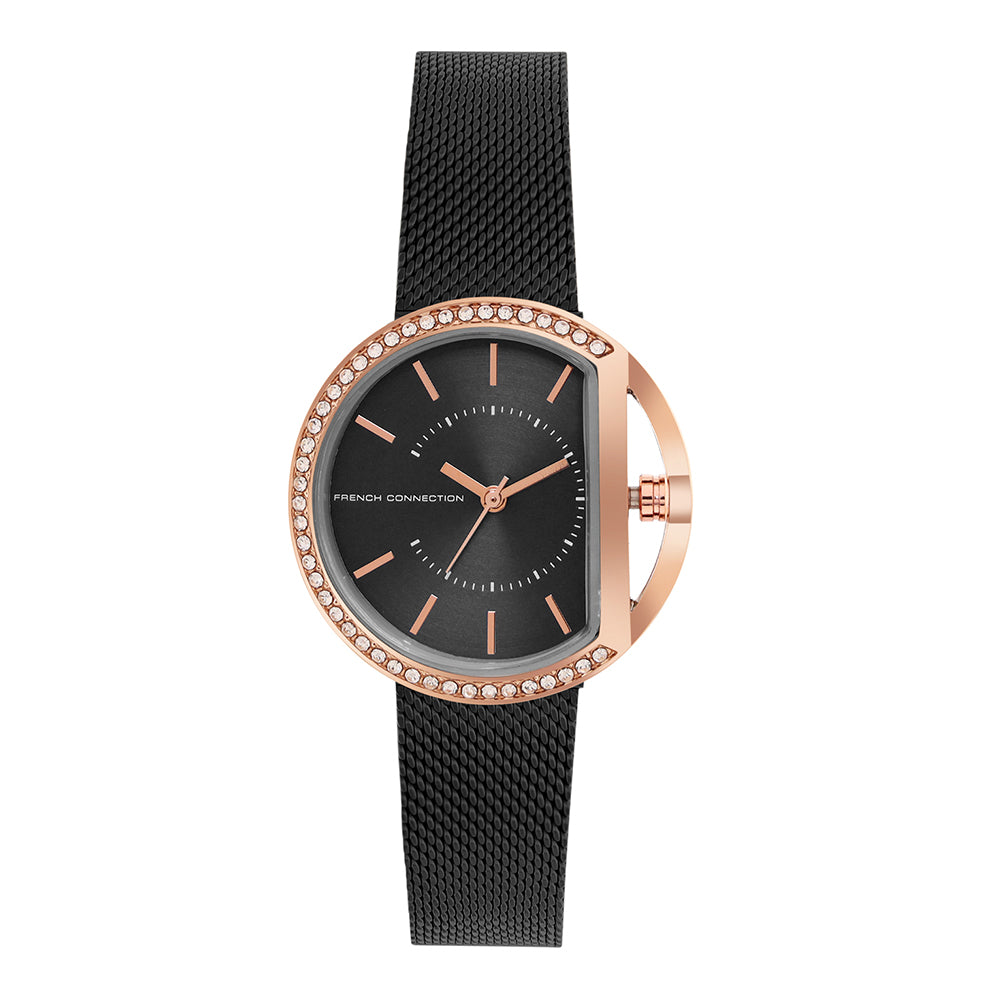 French Connection Analog Black Dial Women's Watch-FCN00031A