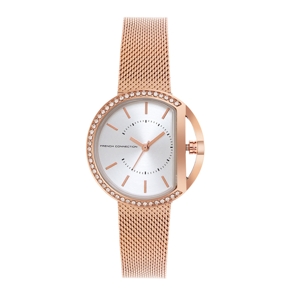 French Connection Analog Silver Dial Women's Watch-FCN00031B
