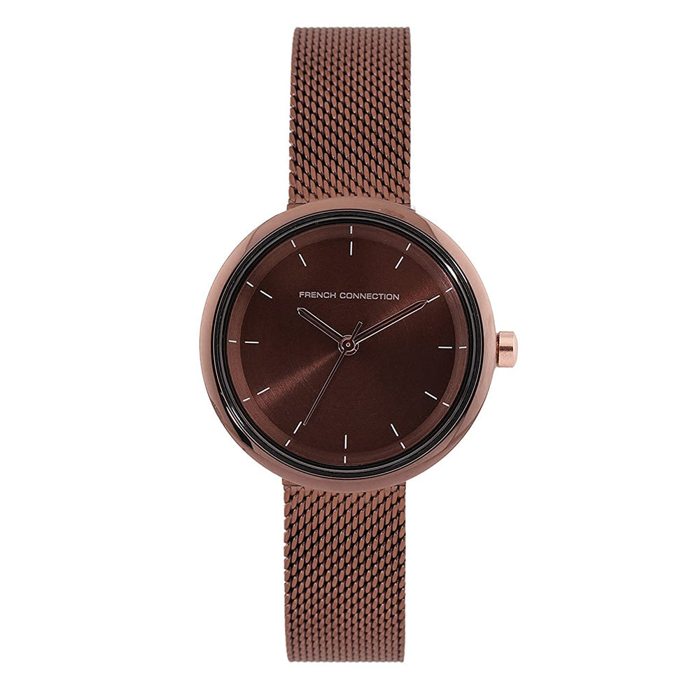 French Connection Analog Brown Dial Women's Watch-FCN00036B