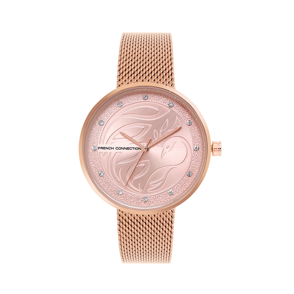 French Connection Analog Pink Dial Women's Watch-FCN00038E