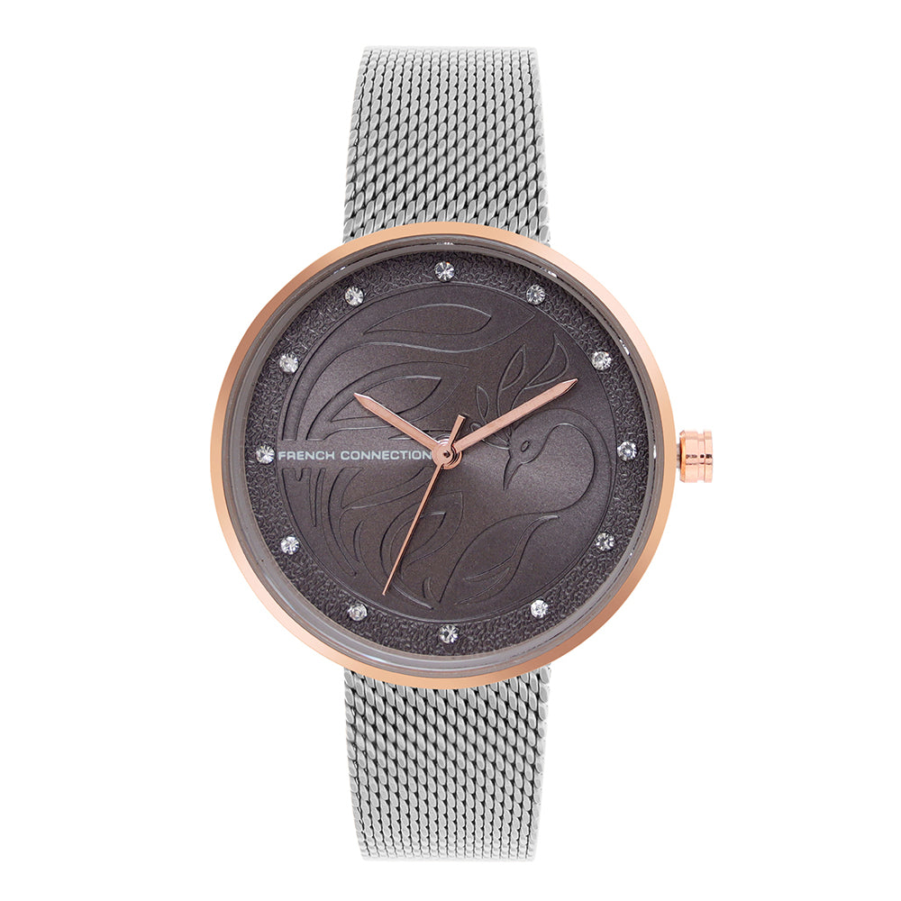 French Connection Analog Grey Dial Women's Watch-FCN00038G