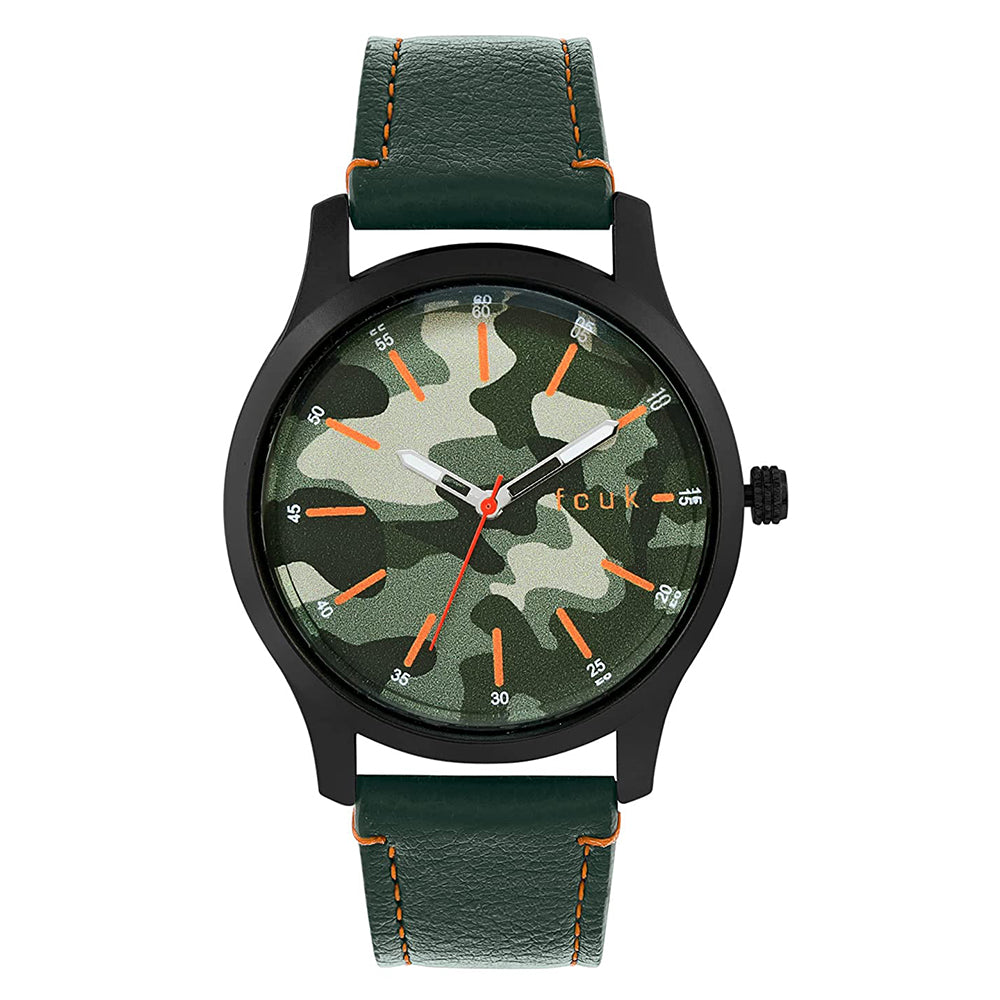 FCUK Analog Green Dial Men's Watch - FK00011D