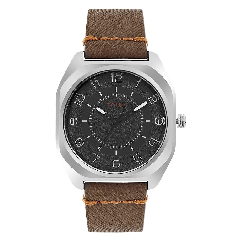 FCUK Analog Grey Dial Men's Watch - FK00014B