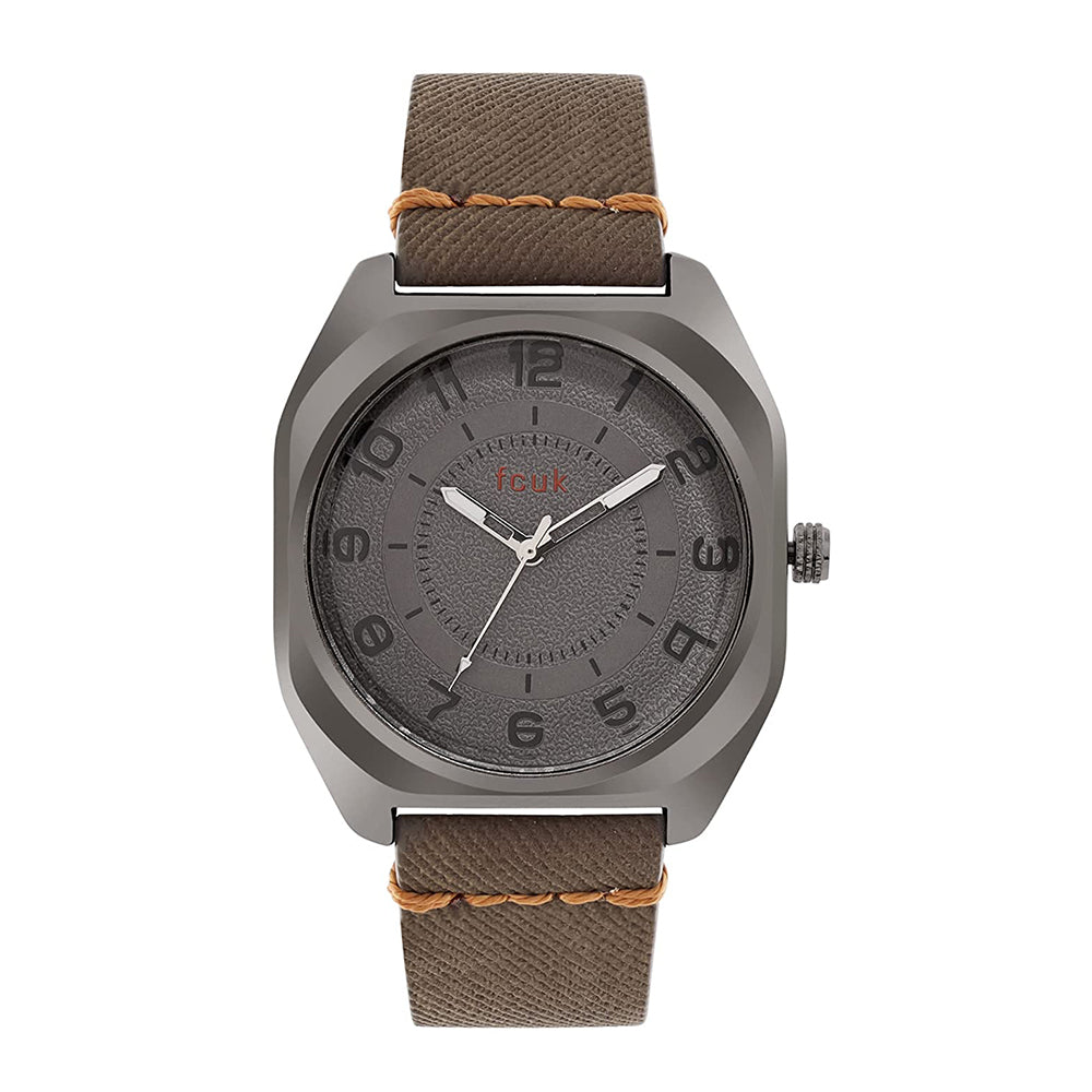 FCUK Analog Grey Dial Men's Watch - FK00014E
