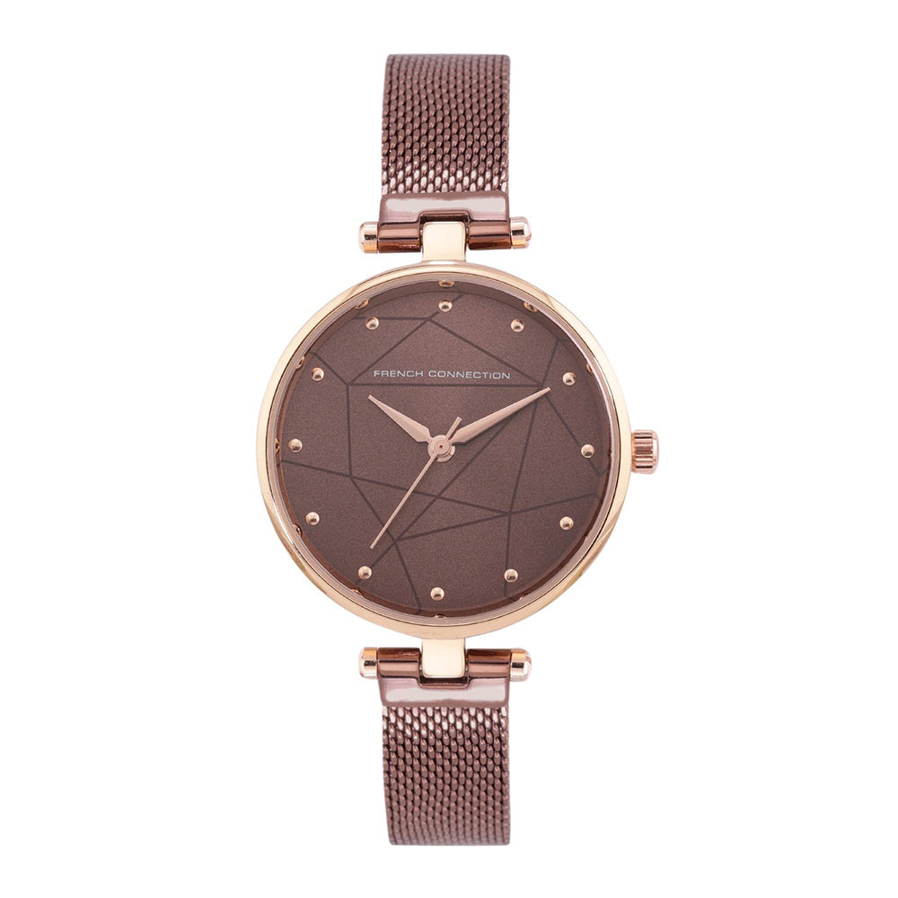 French Connection Analog Brown Dial Women's Watch-FCN00028D