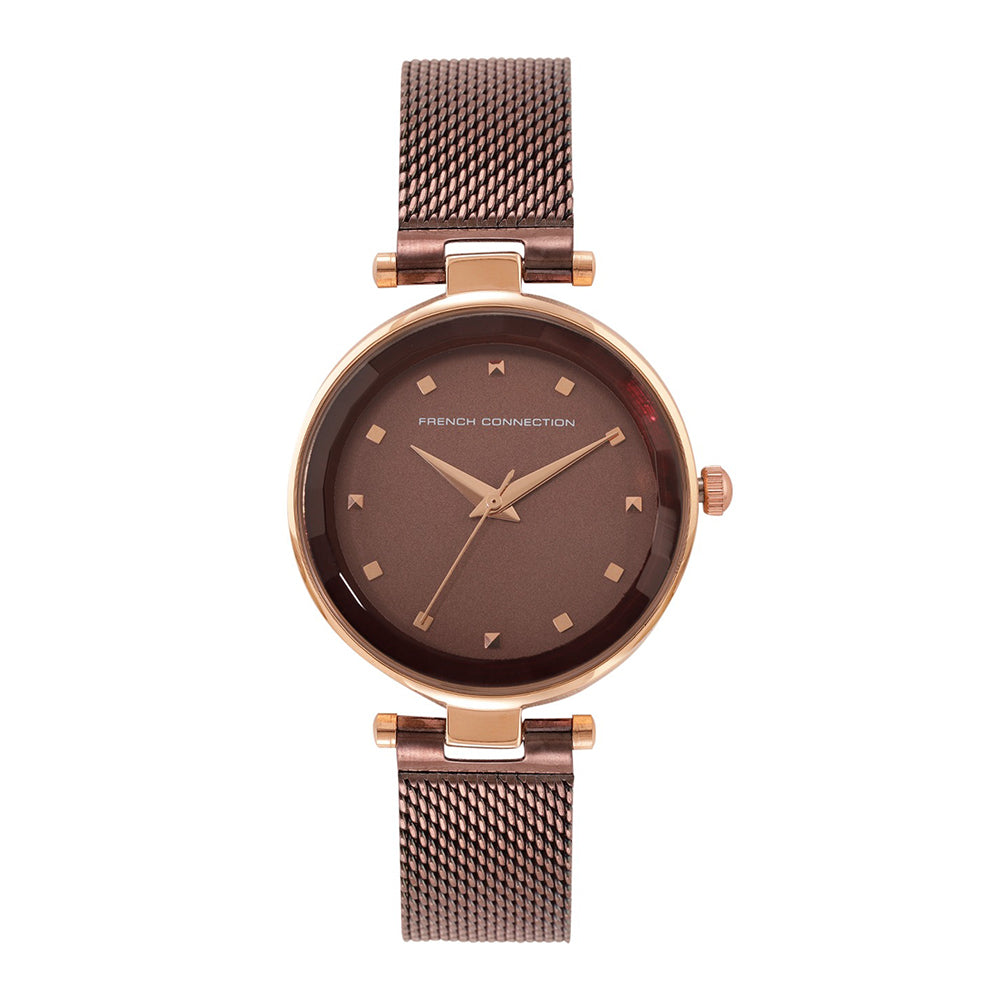 French Connection Analog Brown Dial Women's Watch-FCN00029B