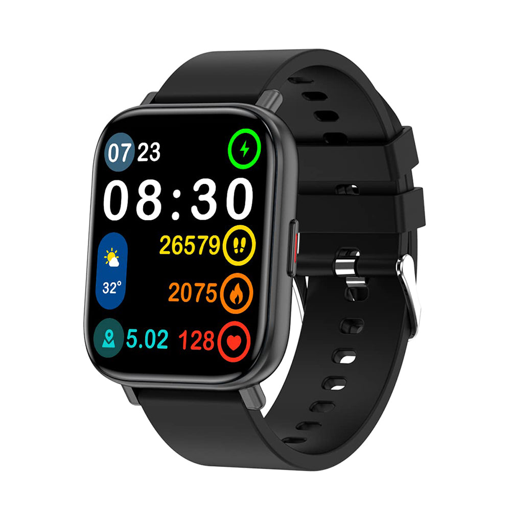 FCUK Fit Pro Full touch Bluetooth Calling Black Smart watch-FCUK009B