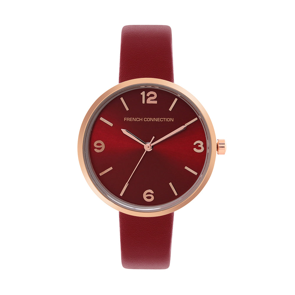 French Connection Analog Red Dial Women's Watch-FCN00019A