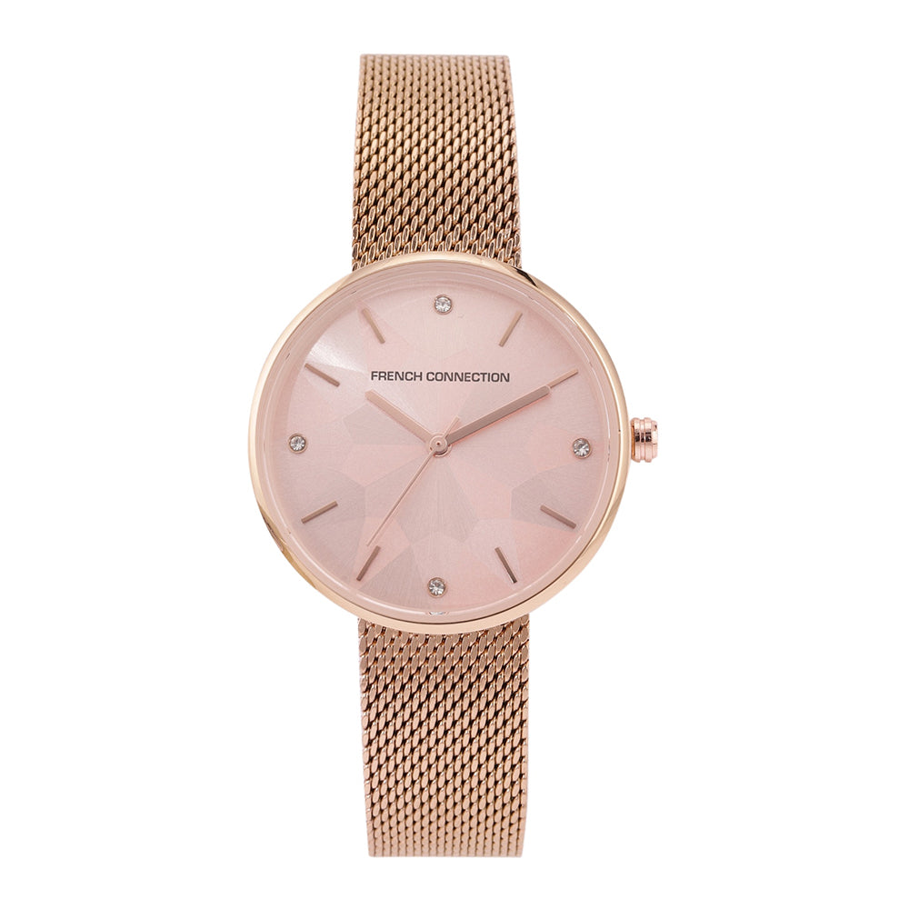 French Connection Analog Pink Dial Women's Watch FCN00015A