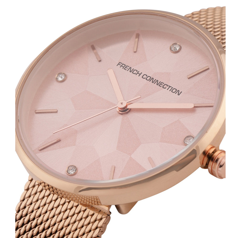 French Connection Analog Pink Dial Women's Watch FCN00015A