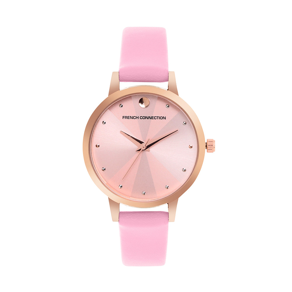 French Connection Analog Pink Dial Women's Watch-FCN00017I