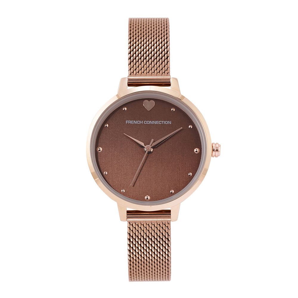French Connection Analog Brown Dial Women's Watch-FCN00018D