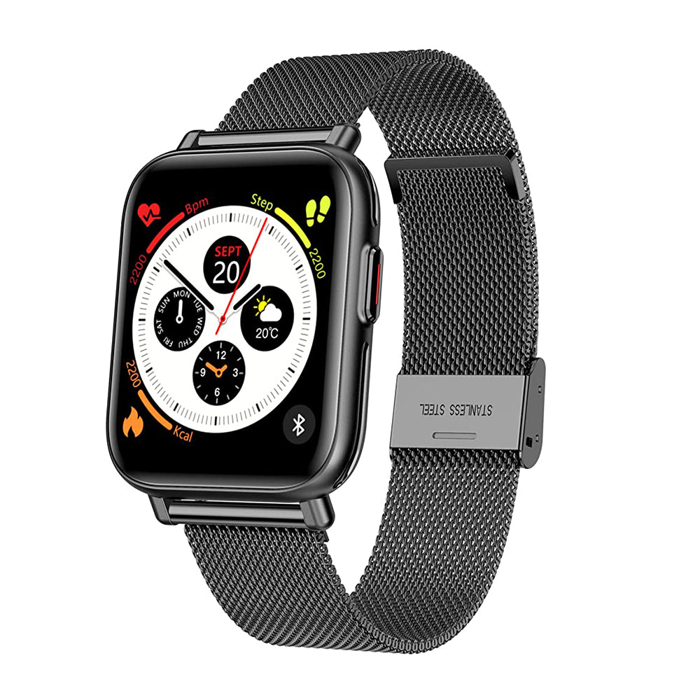 French Connection Black Unisex Smart watch F7-E