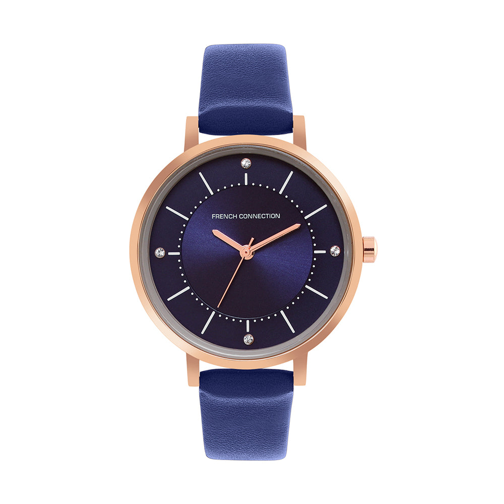 French Connection Analog Blue Dial Women's Watch-FCN00010D