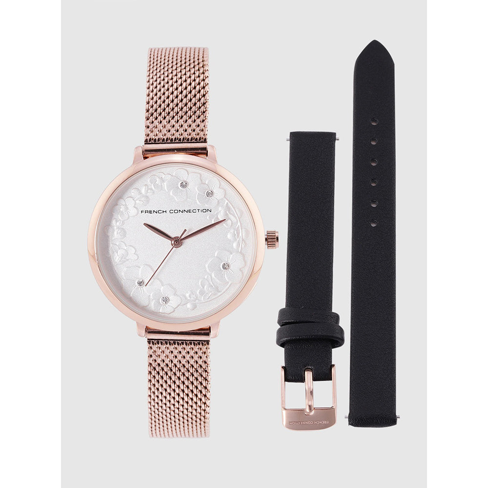 French Connection Analog Rose Gold Dial Women's Watch-FCL0006A-R