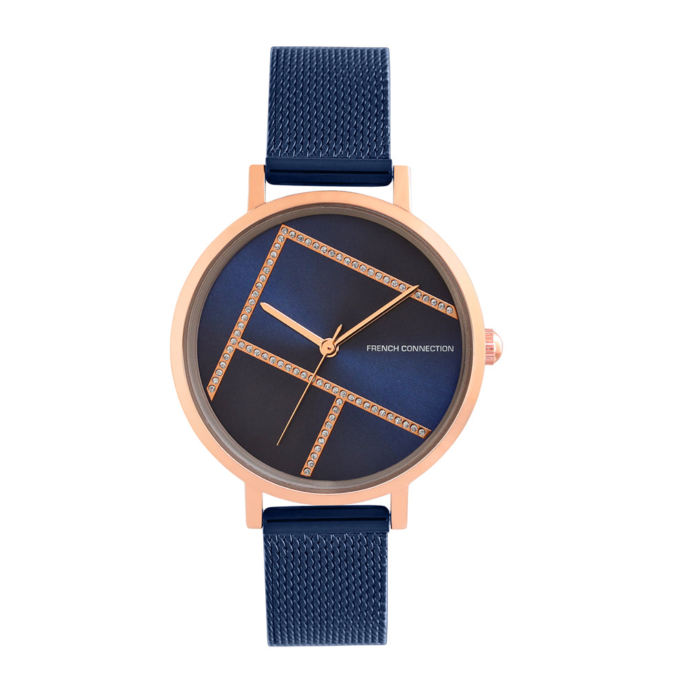 French Connection Analog Blue Watch for women FCN00012G