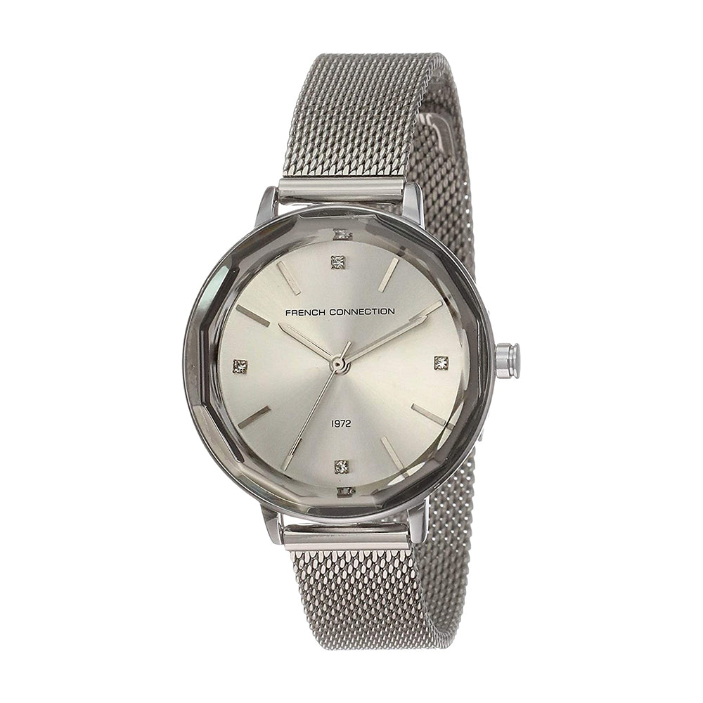 French Connection Analog Silver Dial Women's Watch-FC1318SM