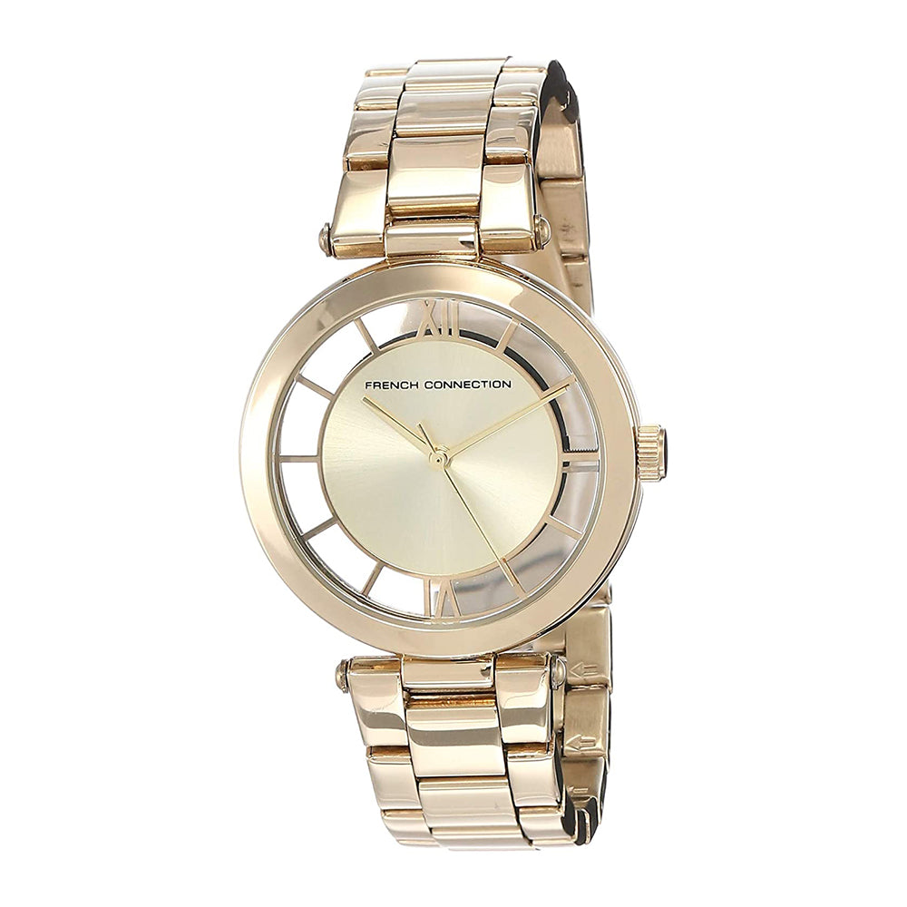 French Connection Analog Gold Dial Women's Watch-FCL0001D