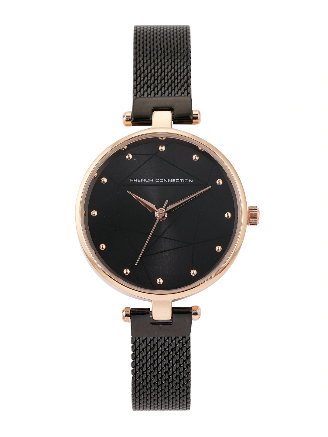 French Connection Analog Black Dial Womens Watch-FCN00028B