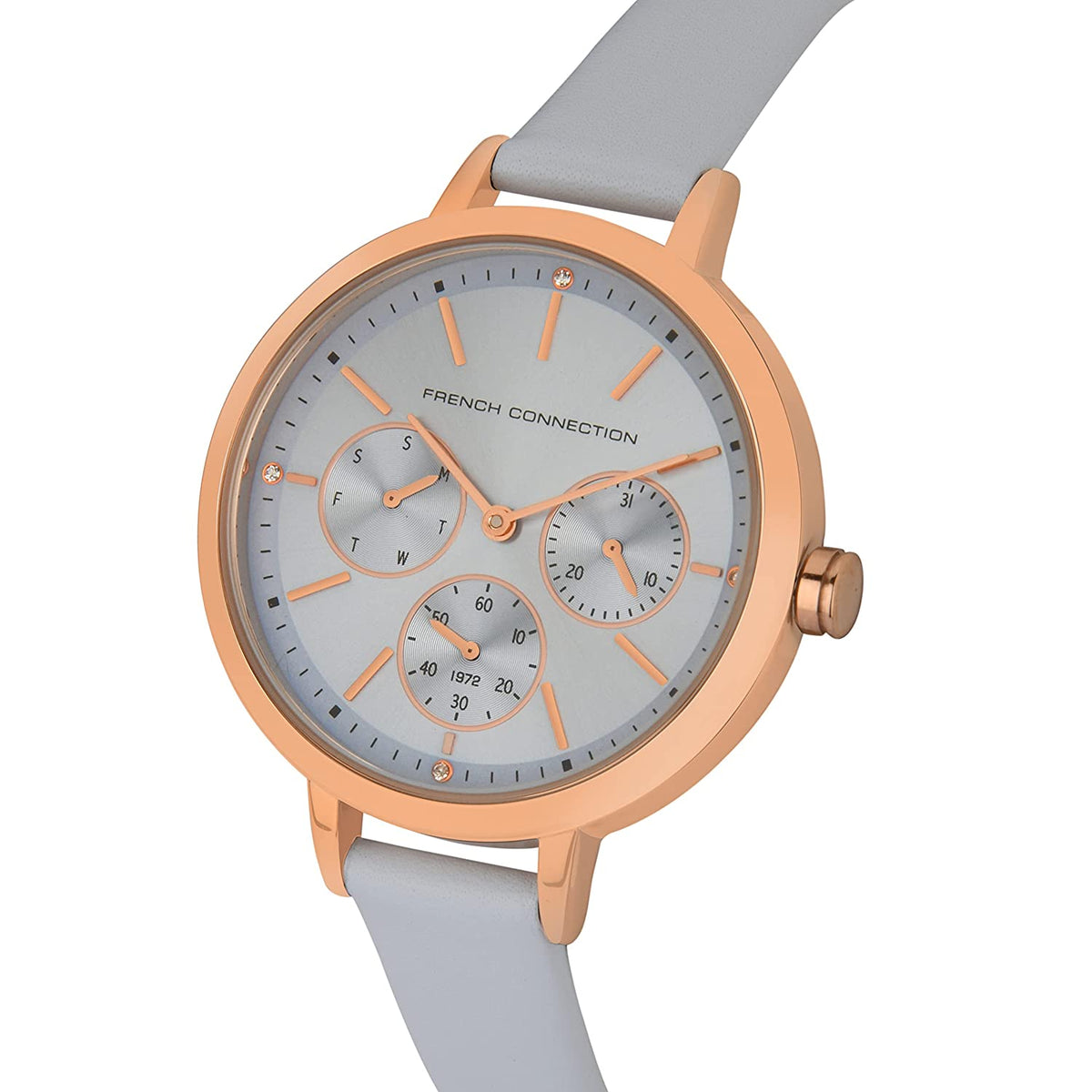 French Connection Analog Silver Dial Women's Watch-FC134U, Grey