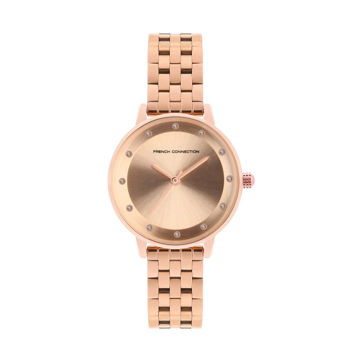 French Connection Analog Rose Gold Dial Women's Watch-FCN00035A