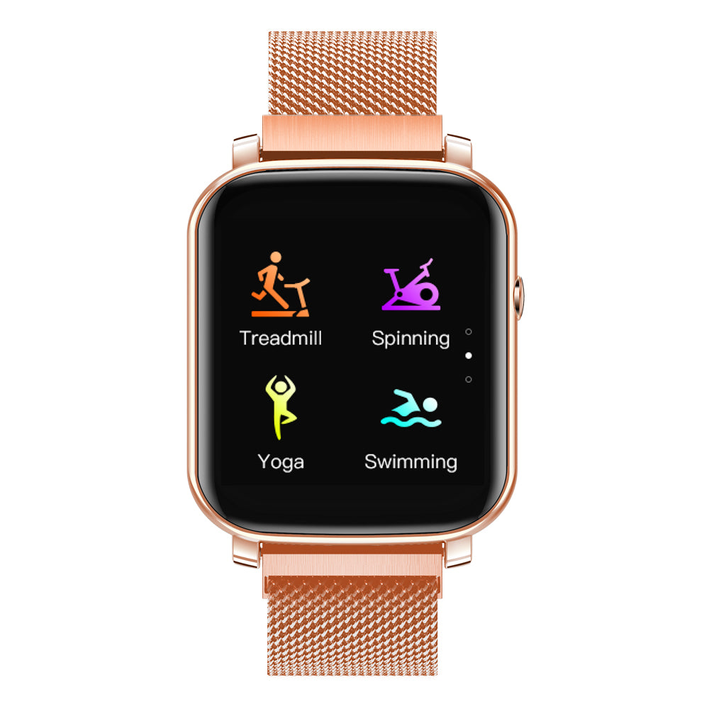 French Connection Rose Gold Unisex Smart watch- F1-D