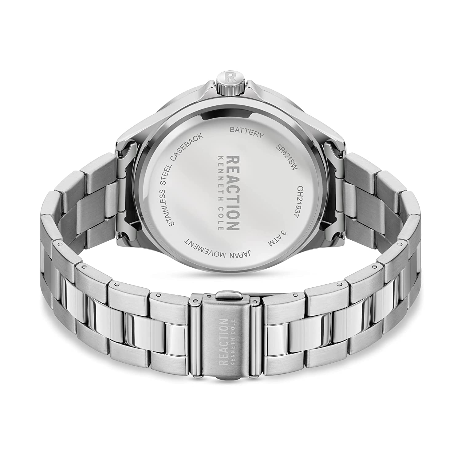 Kenneth Cole Reaction 3 Hands Men Stainless Steel Bracelet Rio KRWGH2193703