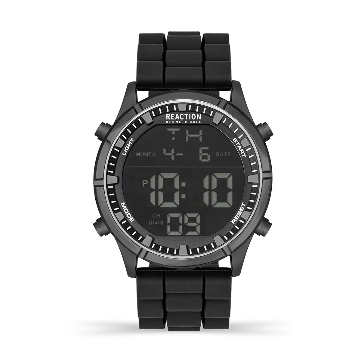 Kenneth Cole Reaction Analog Digital Men Black Silicon Strap Nord KRWGP2191103