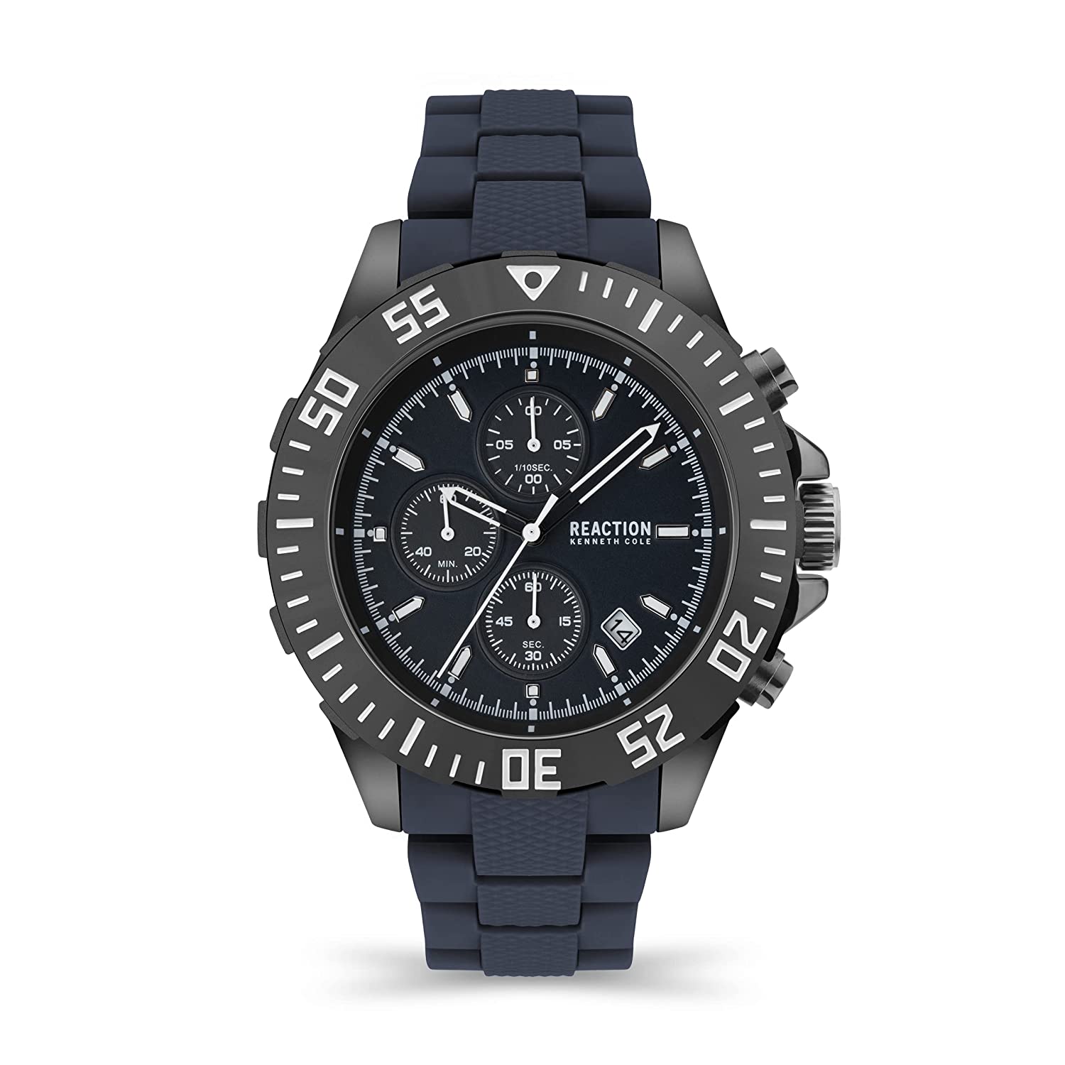 Kenneth Cole Reaction Chrono Men Blue TPU BAND Prime KRWGQ2193002