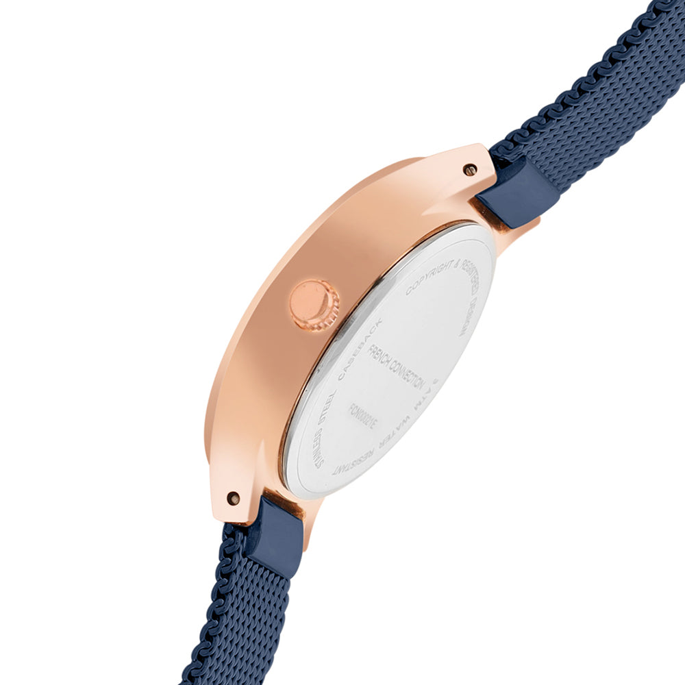 French Connection Analog Blue Dial Women's Watch-FCN00021E