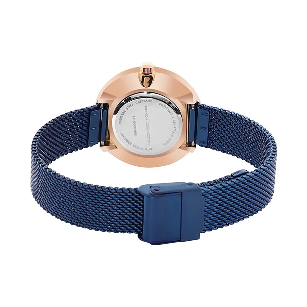 French Connection Analog Blue Dial Women's Watch-FCN00036G
