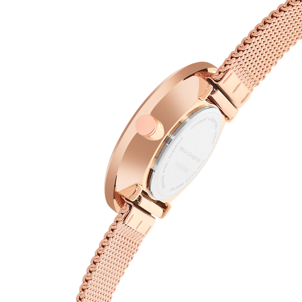 French Connection Analog Silver Dial Women's Watch-FCN00038D