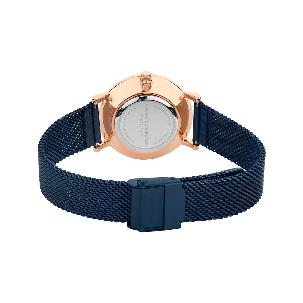French Connection Analog Blue Dial Women's Watch-FCN0006A-R