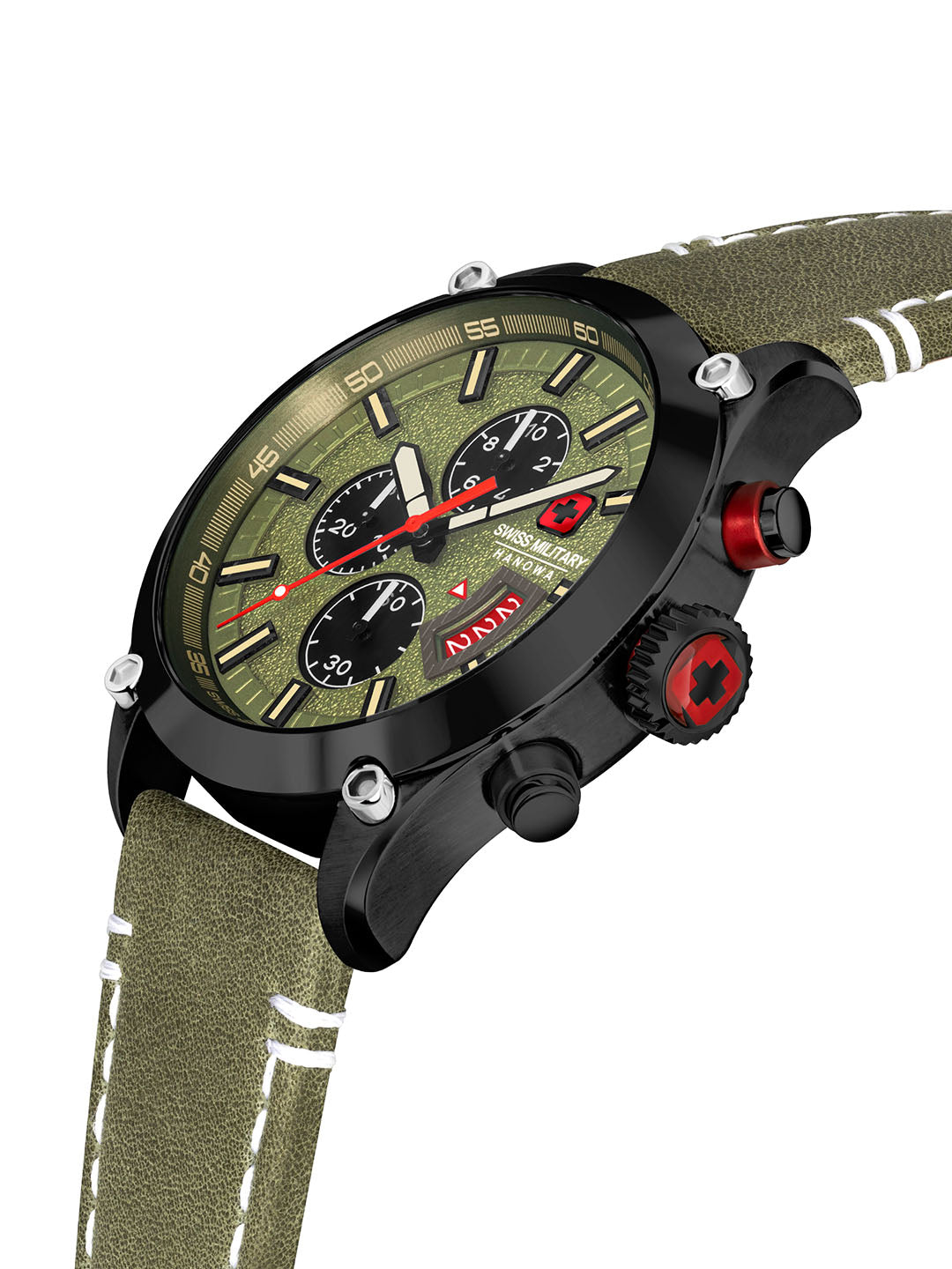 Swiss Military Hanowa SMWGC2101430 - Blackbird Swiss Made Green Watch For Men