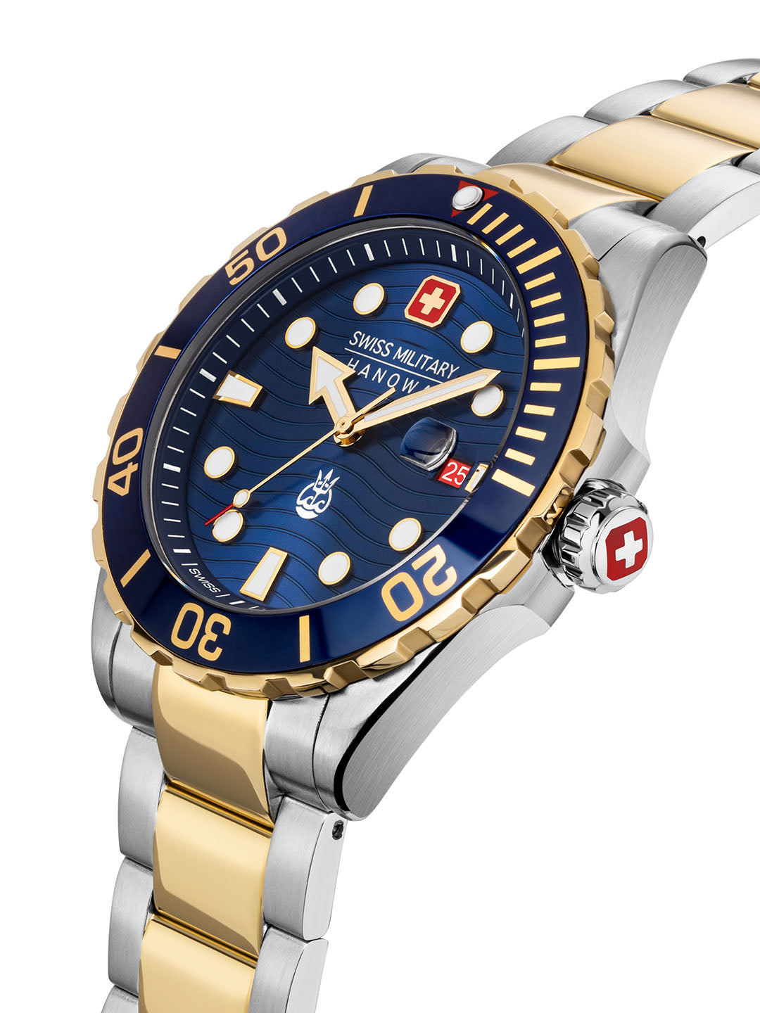 Swiss Military Hanowa SMWGH2200360 - Offshore Diver Ii Swiss Made Blue Watch For Men