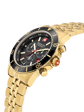 Swiss Military Hanowa SMWGI2100710 - Flagship X Chrono Swiss Made Black Watch For Men