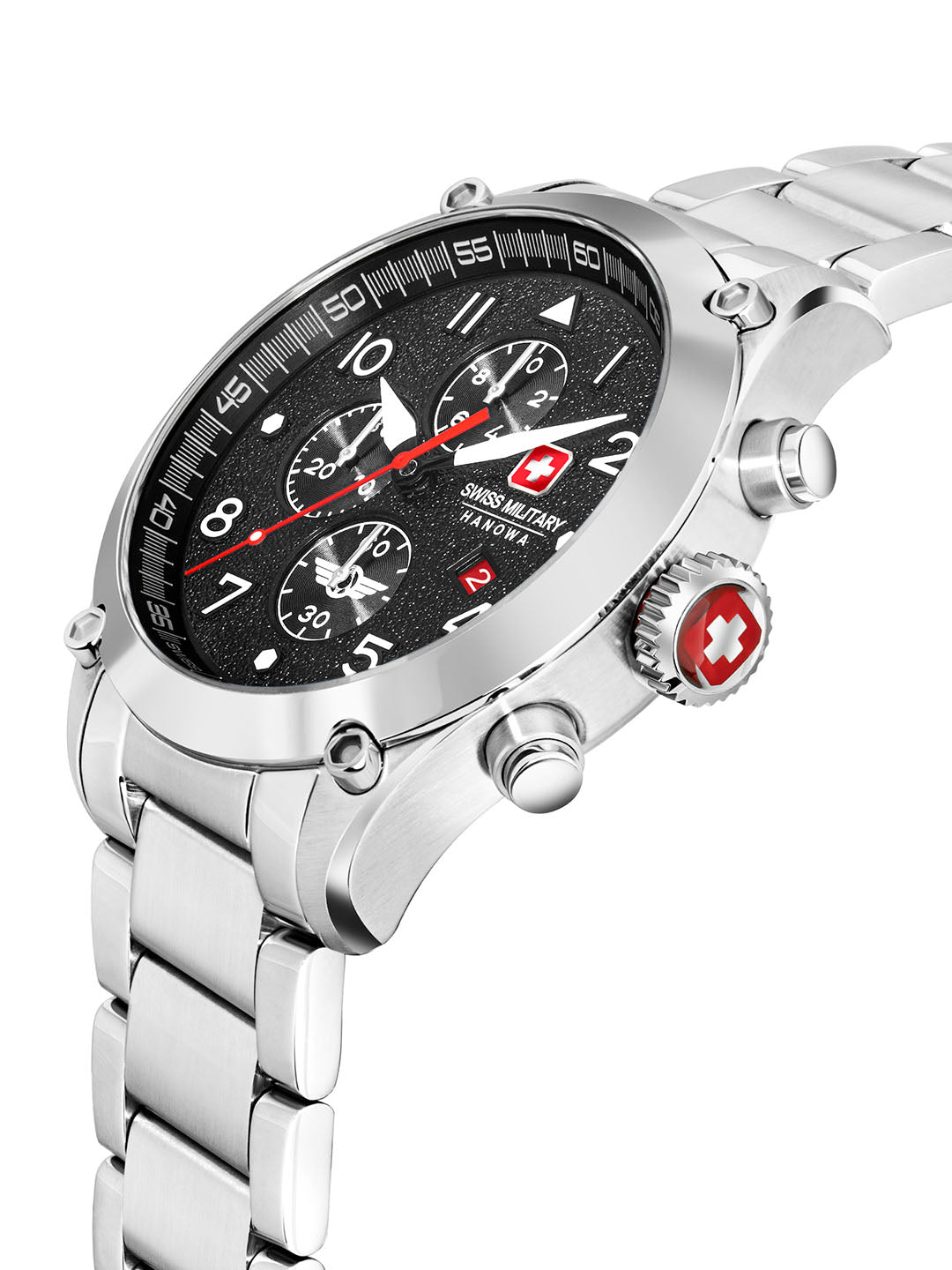 Swiss Military Hanowa SMWGI2101501 - Nightflighter Swiss Made Black Watch For Men