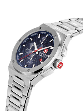 Swiss Military Hanowa SMWGI2101702 - Sidewinder Chrono Swiss Made Blue Watch For Men
