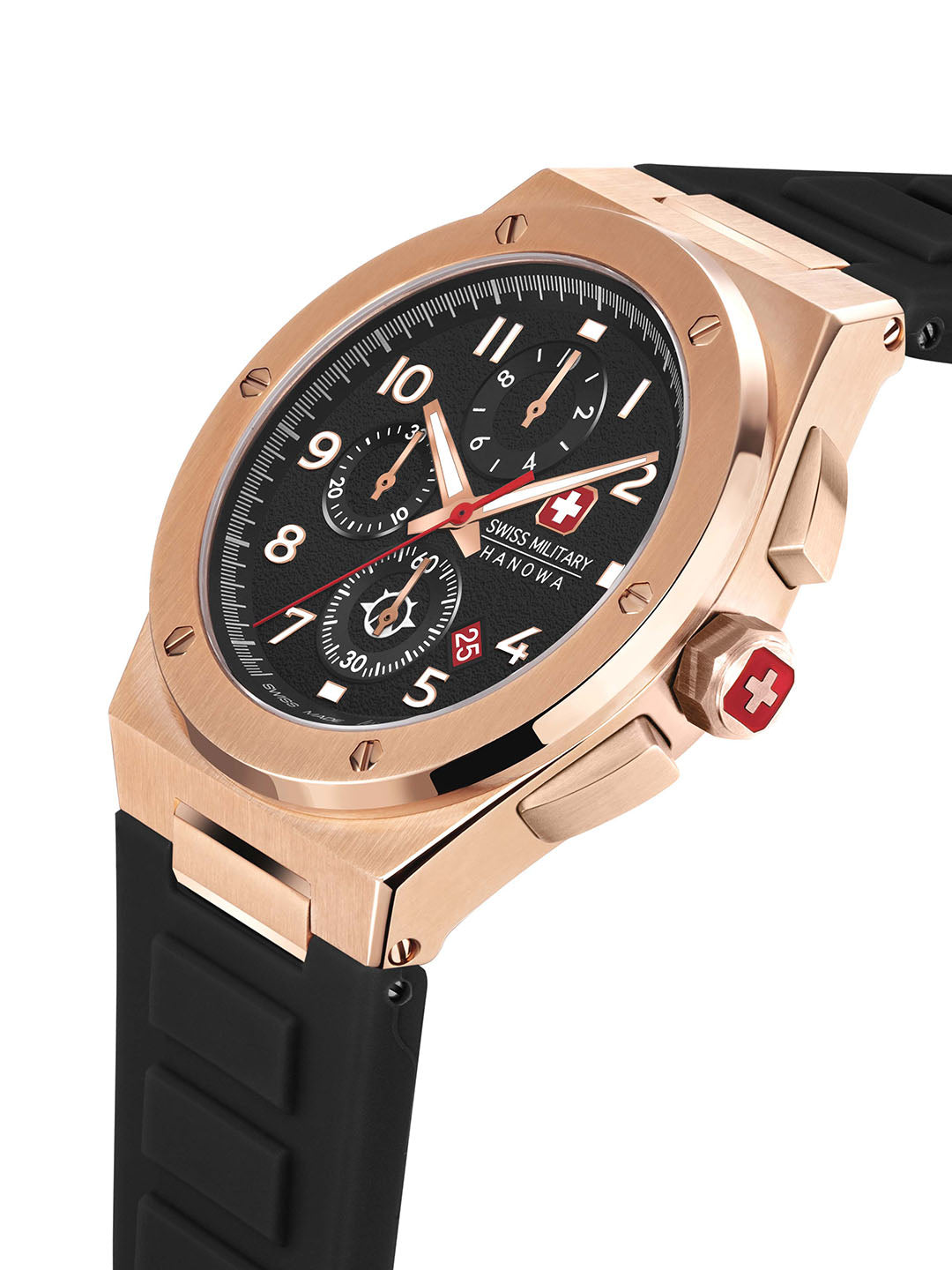 Swiss Military Hanowa Sonoran Chrono Swiss Made Black Watch For Men - SMWGO2102010