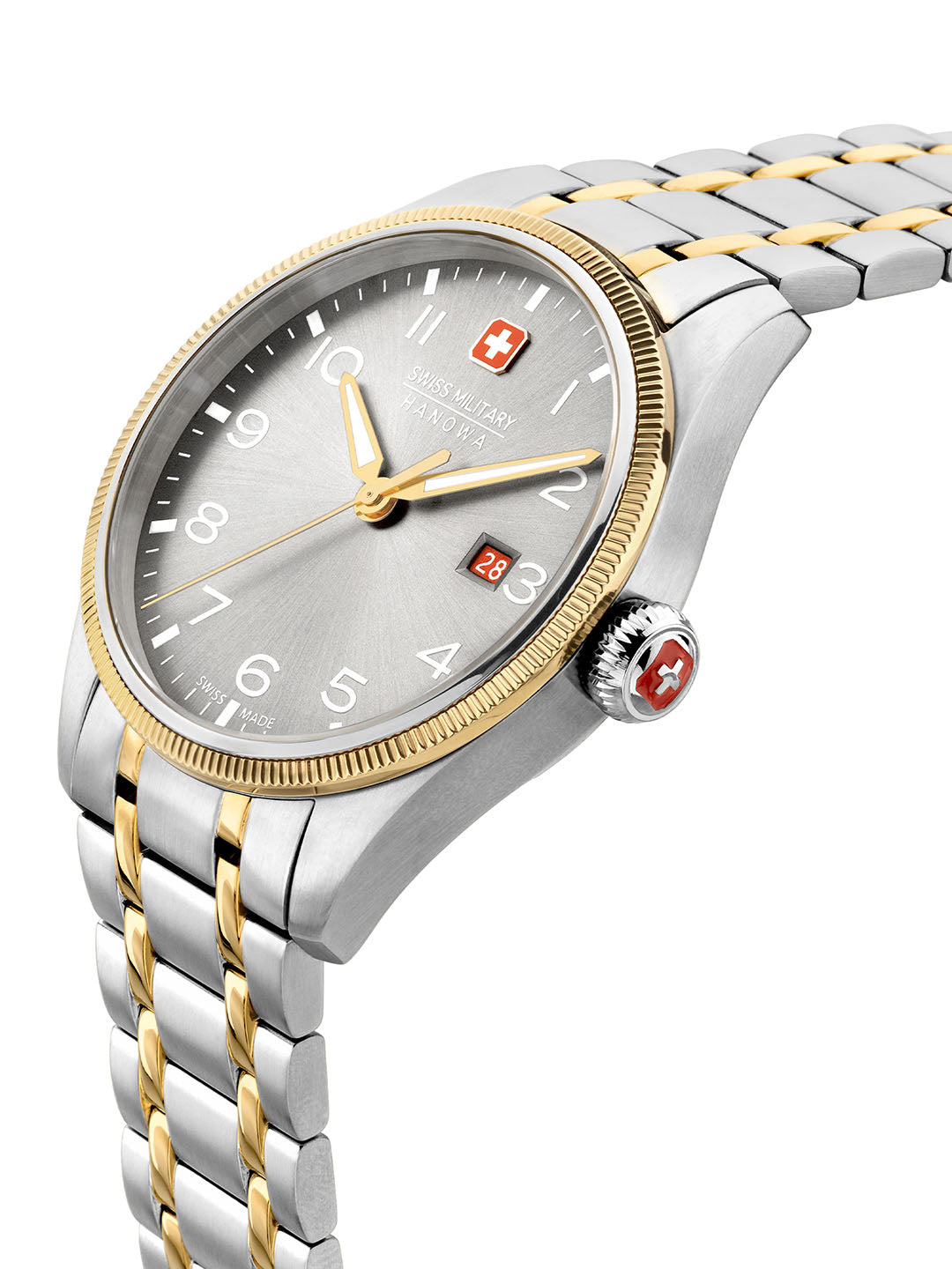 Swiss Military Hanowa SMWGH0000860 - Thunderbolt Swiss Made Grey Watch For Men