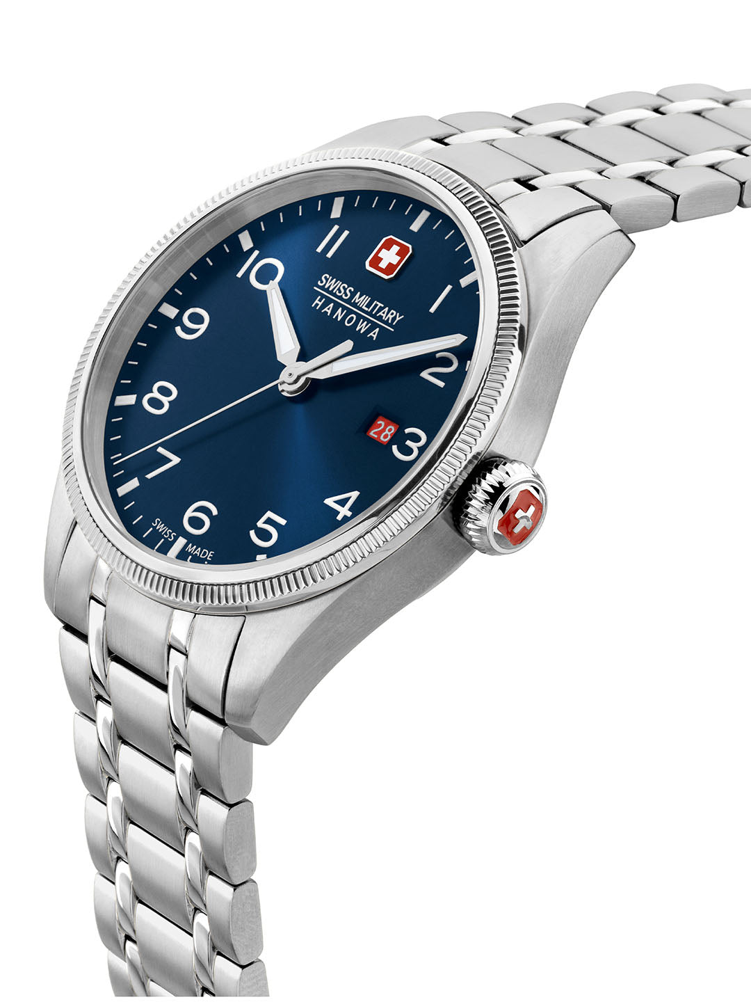 Swiss Military Hanowa SMWGH0000802 - Thunderbolt Swiss Made Blue Watch For Men