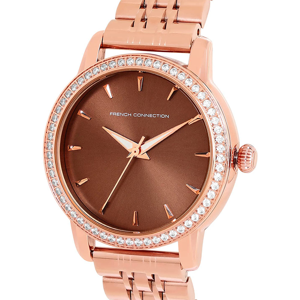 French Connection Spring-Summer 2021 Analog Brown Dial Women's Watch-FCP25BRGM