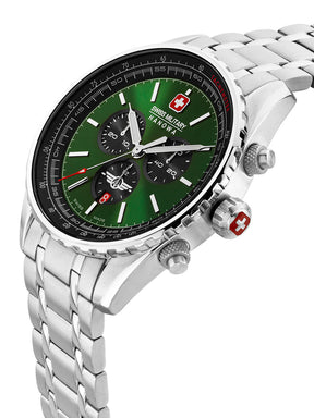 Swiss Military Hanowa SMWGI0000307 - Afterburn Chrono Swiss Made Green Watch For Men