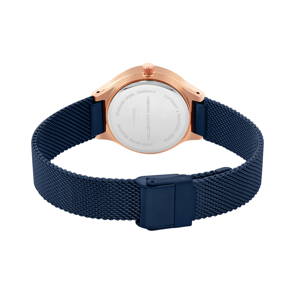 French Connection Analog Blue Dial Women's Watch-FCN00021E