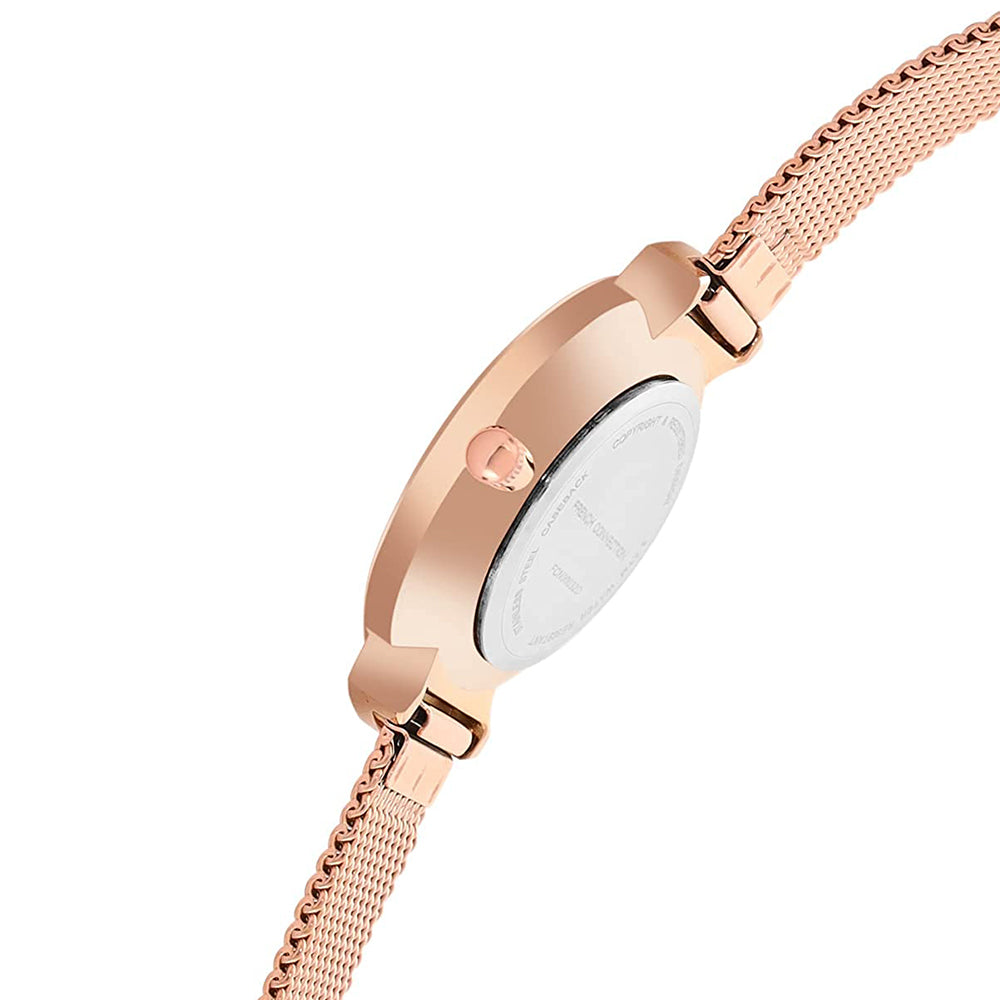 French Connection Analog Rose Gold Dial Women's Watch-FCN00032D