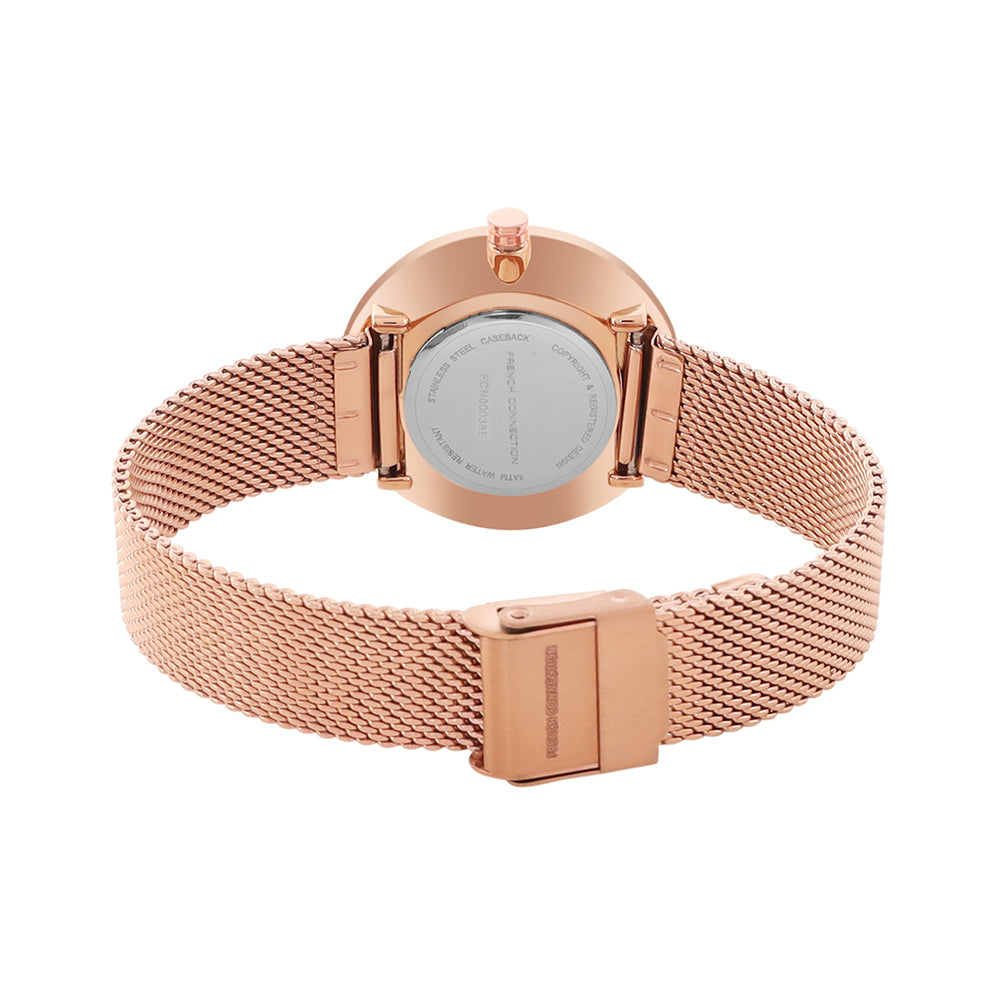 French Connection Analog Pink Dial Women's Watch-FCN00038E
