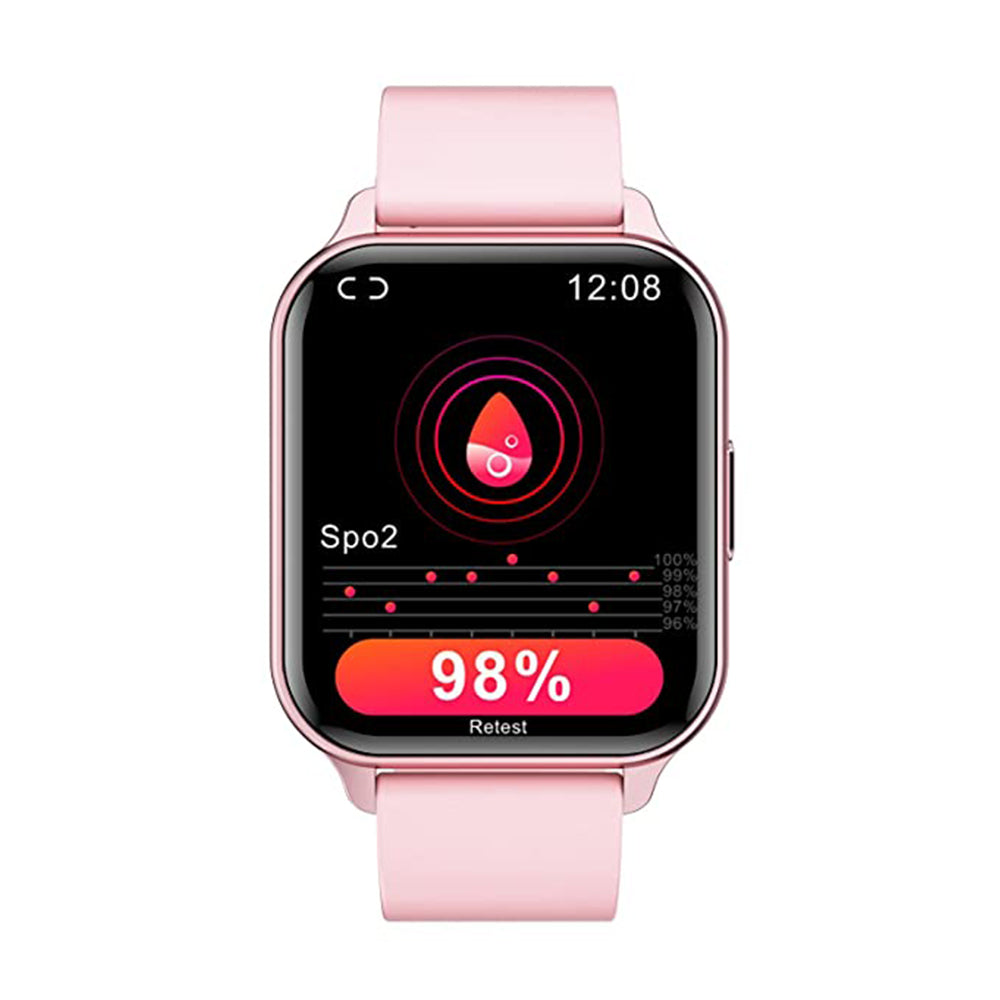 French Connection Pink Silicone Unisex Smartwatch Q26-C