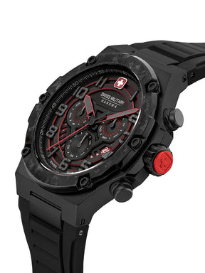 Swiss Military Hanowa SMWGO0000630 - Mission Xfor 01 Swiss Made Black Watch For Men